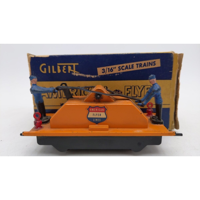 American Flyer 742 Vintage S AFL Motorized Handcar w/ Reverse EX/Box