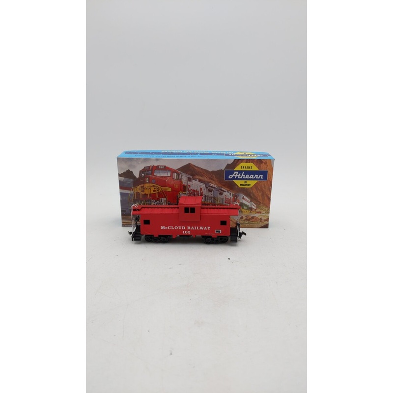 Athearn 5360-5 HO Scale 29′ McCloud Railway Wide Vision Caboose #102 NIB