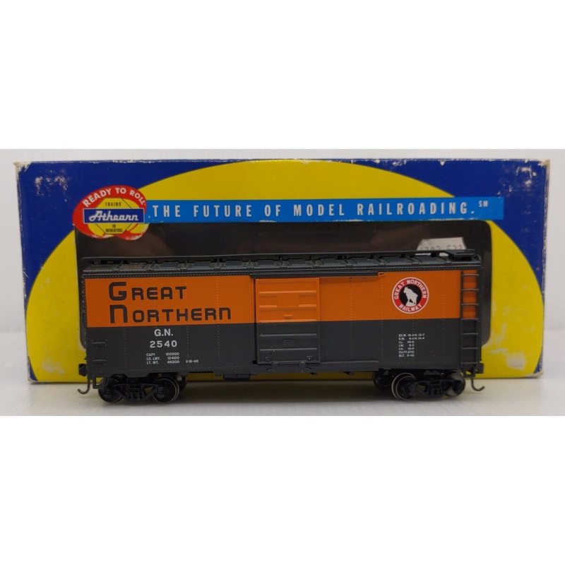 Athearn 7001 HO Scale Great Northern 40′ Boxcar #2540 LN/Box