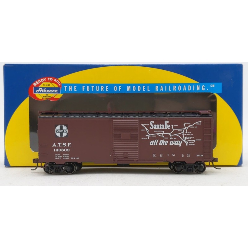 Athearn 70416 HO Santa Fe 40′ Boxcar-Youngstown Door #140809 LN/Box