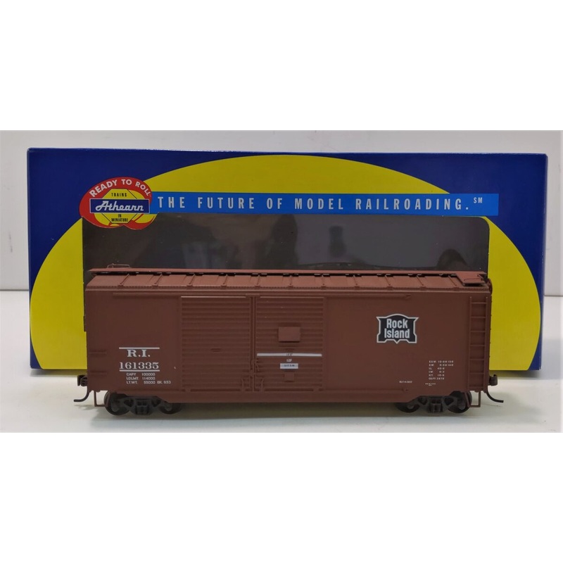 Athearn 70880 HO Rock Island 40′ Double-Door Box Car #161335 LN/Box