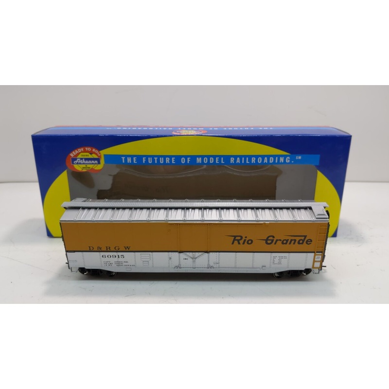 Athearn 71933 HO Scale D&RGW 50′ SS Plug Door Boxcar #60915 NIB