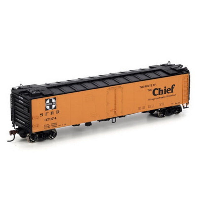 Athearn 97403 HO Santa Fe/Chief 50′ Ice Reefer #37374 NIB