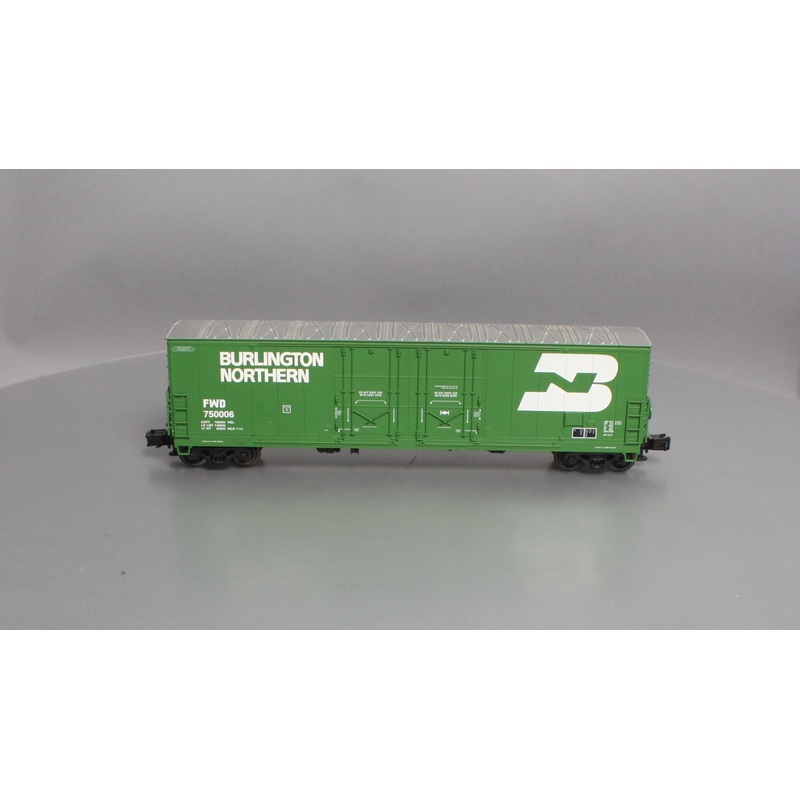 Atlas 6502-1 O Gauge Burlington Northern Evans 53′ Boxcar #750006 (3Rail) LN