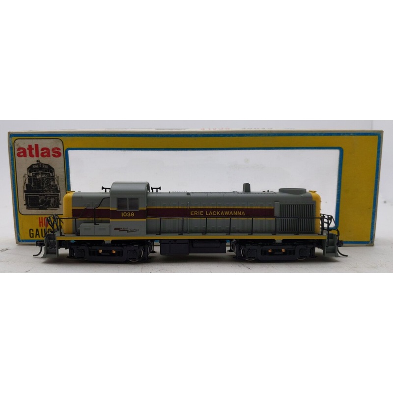 Atlas 7077 HO Erie Lackawanna RS-3 Diesel Locomotive Road #1039 EX/Box