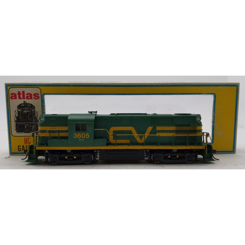 Atlas 7090 HO Custom Central Vermont RS-11 Diesel Locomotive #3605 EX/Box