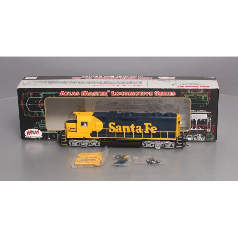 Atlas 8963 HO Scale Santa Fe GP-38 Diesel Locomotive w/DCC NIB