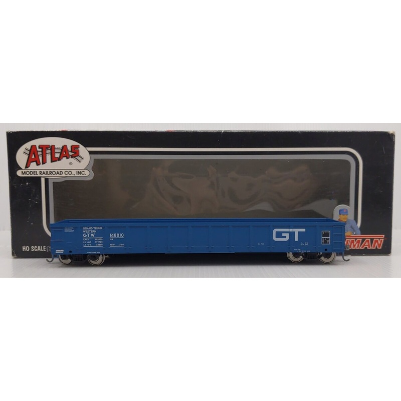 Atlas 916 HO Scale Grand Trunk Western Evans Gondola Car #148010 LN/Box