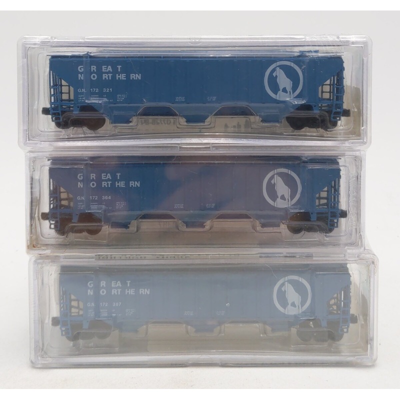 Brooklyn Locomotive Works BLW-1136-B N Great Northern Covered Hoppers (Set of 3) MT/Box