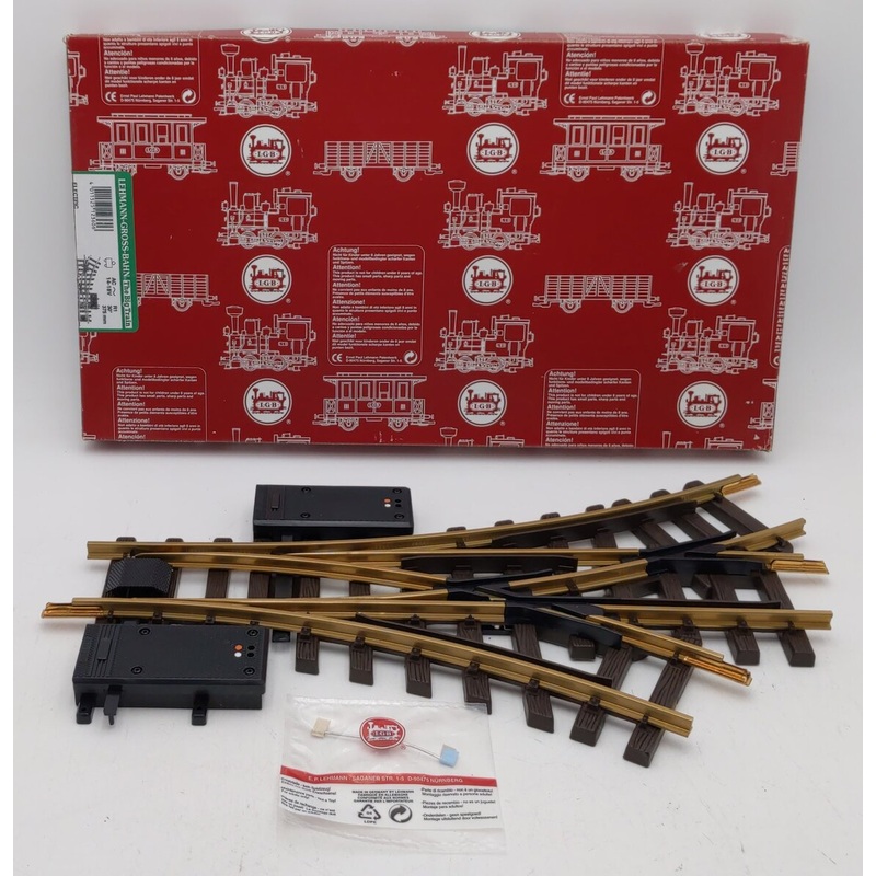 LGB 12360 G Gauge R1 30 Electric 3-Way Switch Turnout EX/Box