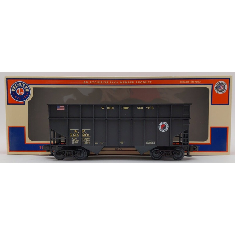Lionel 3-17510 2017 LCCA Convention Northern Pacific Onsite Woodchip Hopper Car EX/Box