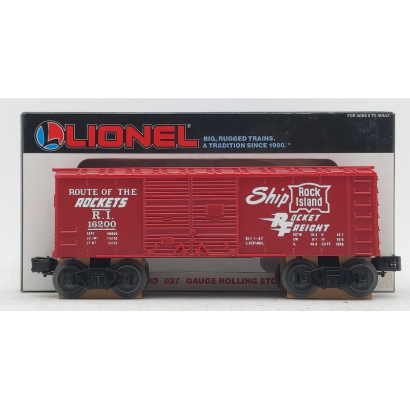 Lionel 6-16200 O Gauge Rock Island Boxcar LN/Box