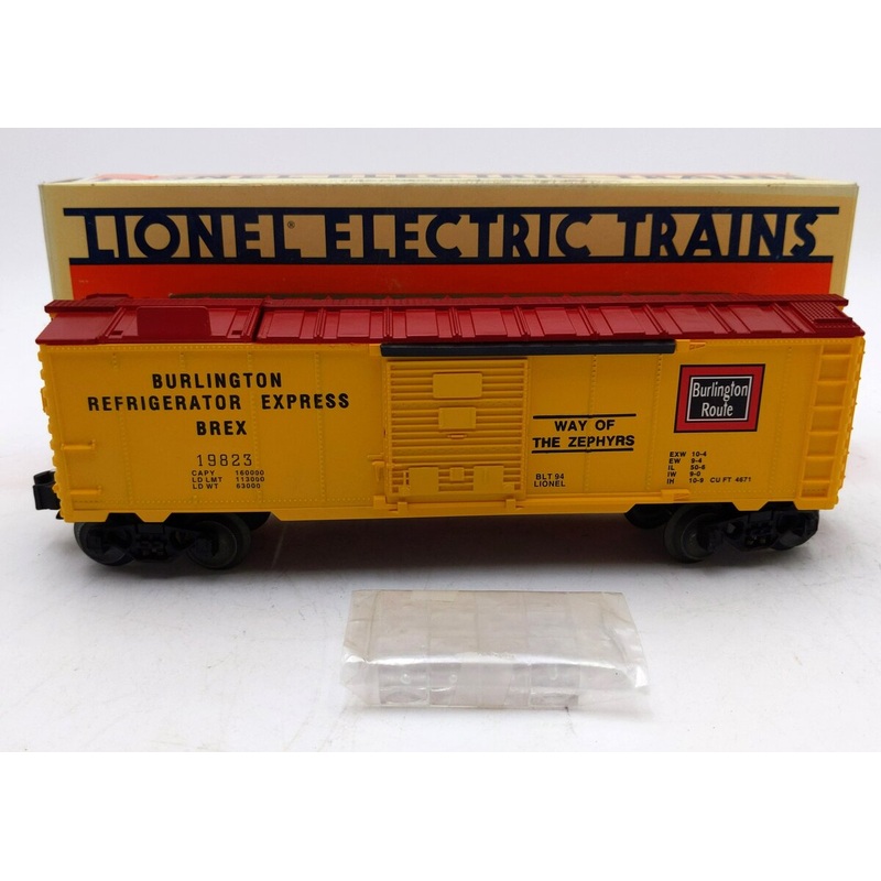 Lionel 6-19823 O Gauge Burlington Operating Ice Car LN/Box
