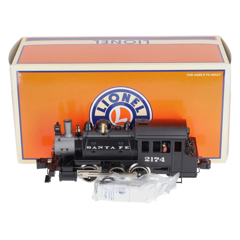 Lionel 6-28624 O Gauge Santa Fe 0-6-0 Dockside Steam Locomotive #2174 LN/Box