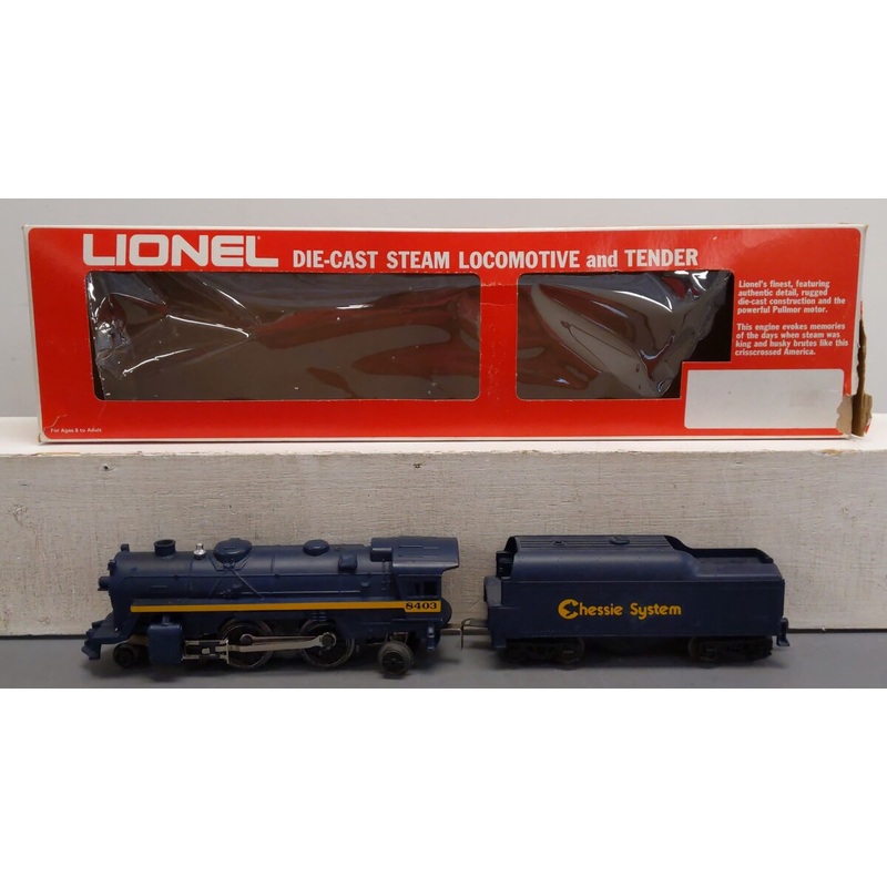 Lionel 6-8402 O Gauge Reading 4-4-2 Steam Locomotive and Tender EX/Box
