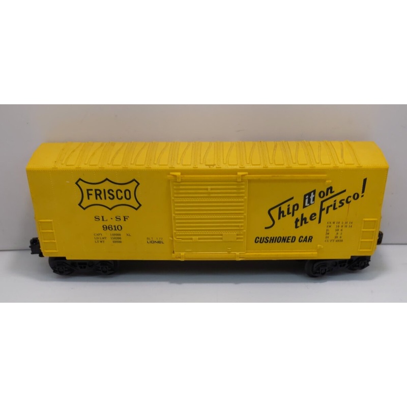 Lionel 6-9610 O Gauge Frisco Hi-Cube Boxcar EX