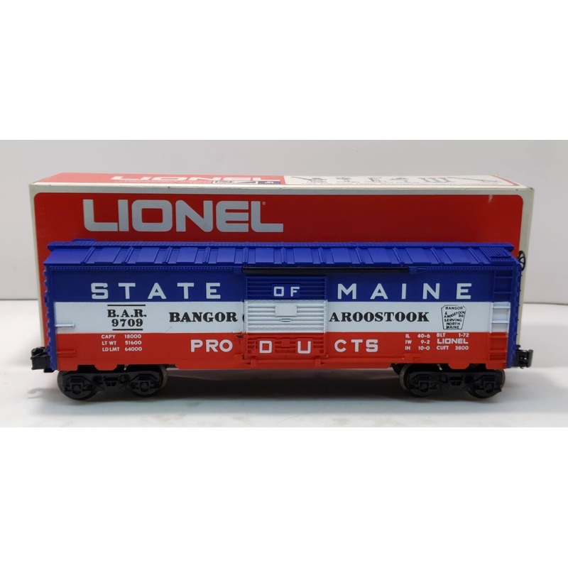 Lionel 6-9709 O Gauge State of Maine Box Car EX/Box