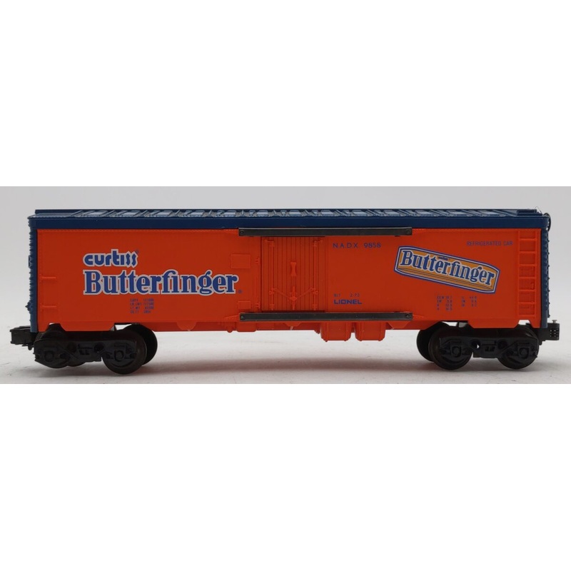 Lionel 6-9858 O Gauge Butterfinger Billboard Reefer Car EX