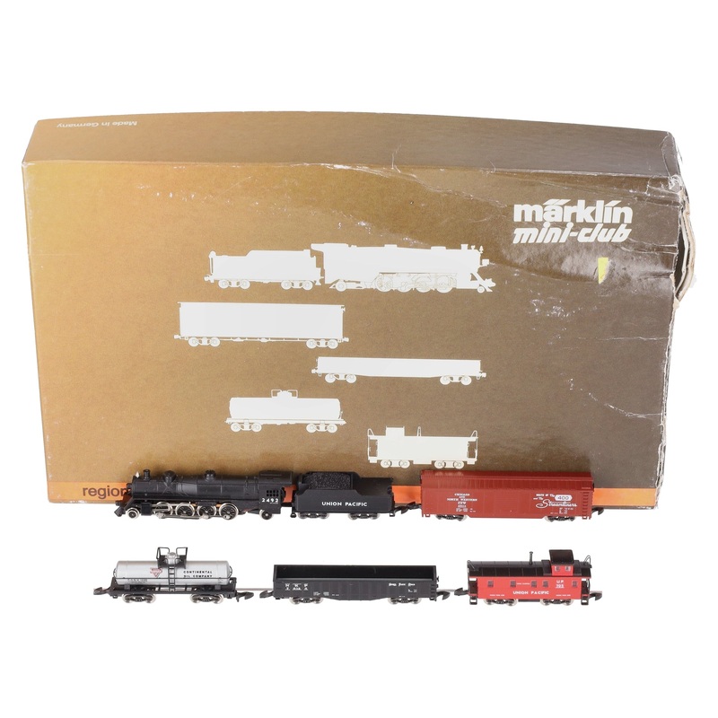 Marklin 8005A Z Scale Union Pacific Regional Steam Freight Train Set EX/Box
