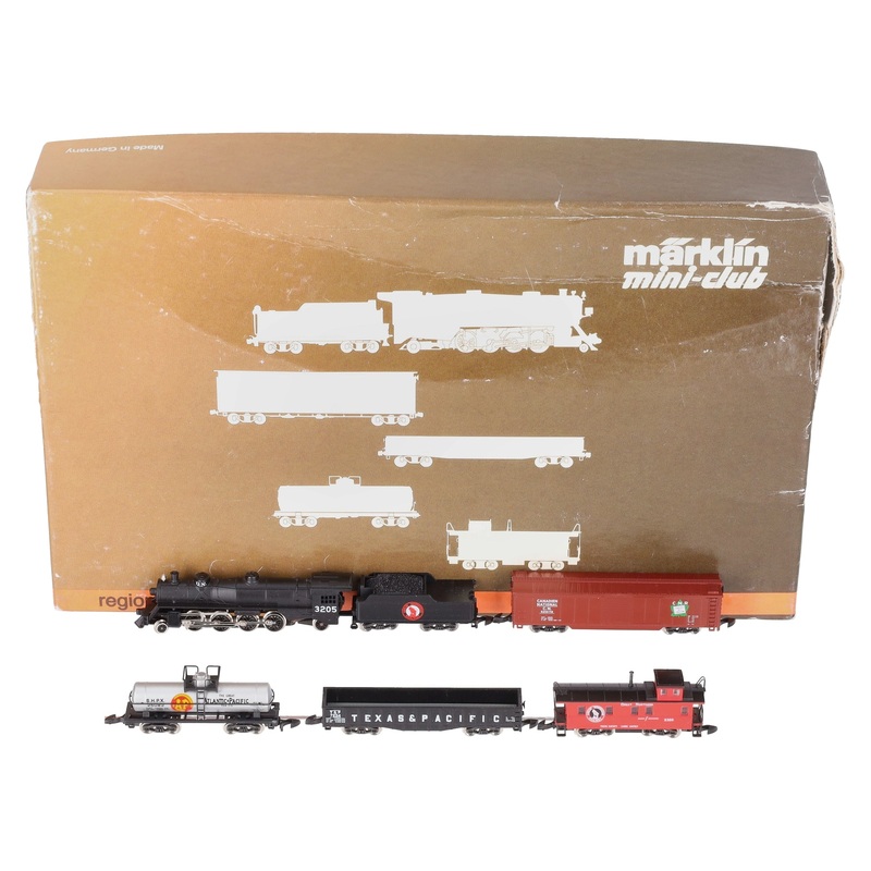 Marklin 8006A Great Northern Z Gauge Steam Freight Train Set LN/Box