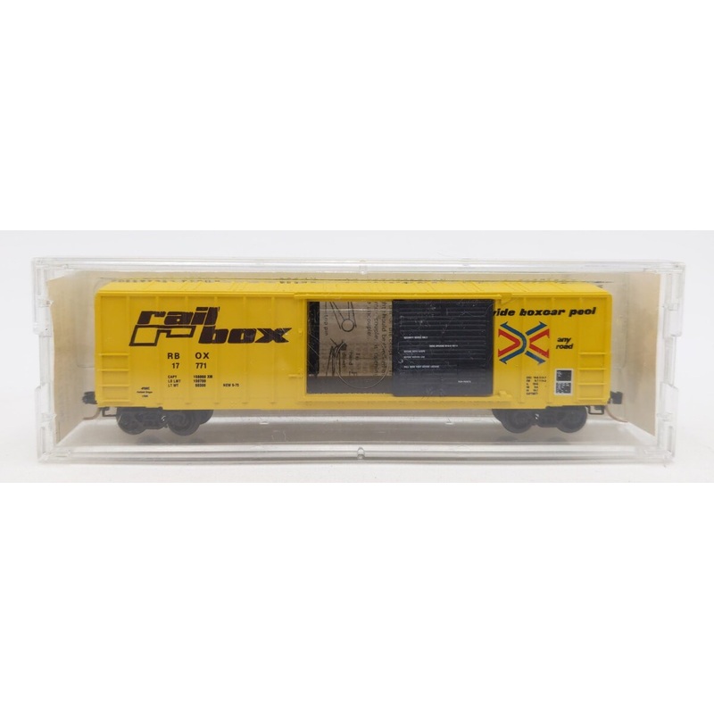 Micro-Trains 02500012 N FMC Railbox 50′ Rib Side Single Door Boxcar #17771 NIB