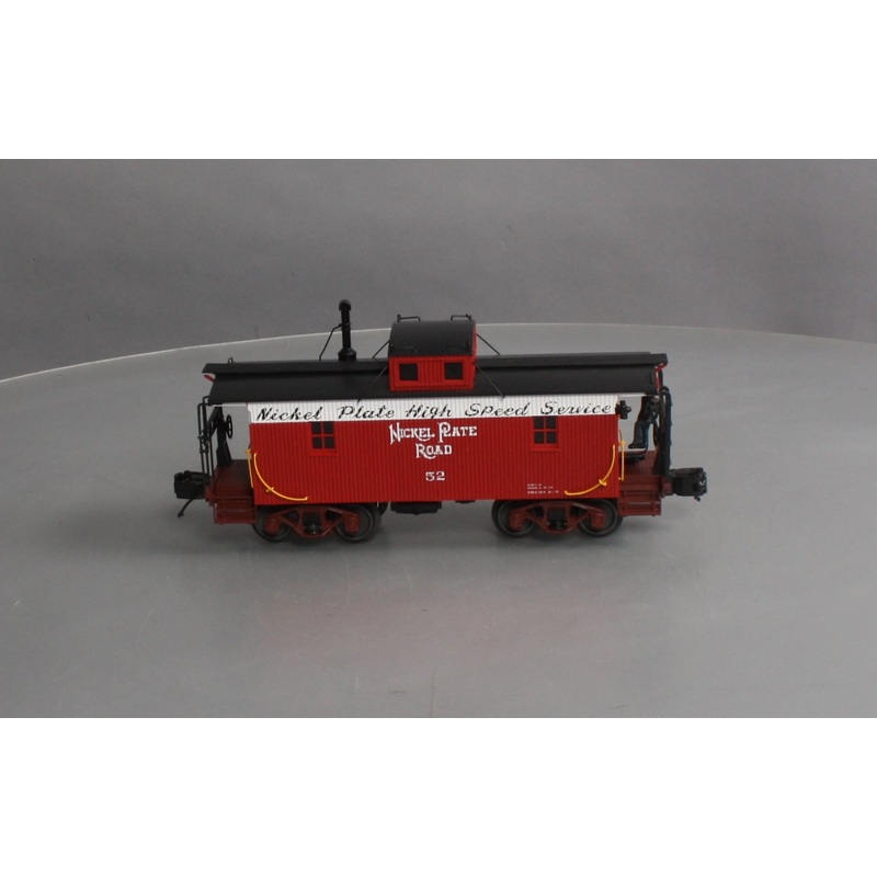 MTH 20-91647 O Nickel Plate Road N-6b Caboose w/Operating Signal Man #52 LN