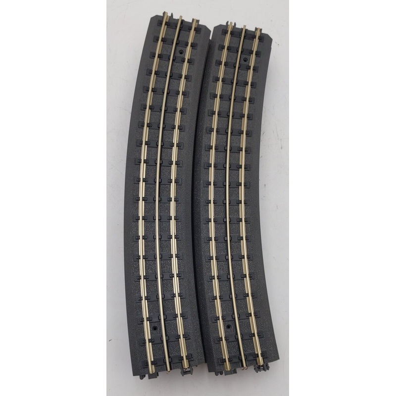 MTH 40-1082 RealTrax O82 Curved Track Hollow Rail [9] EX
