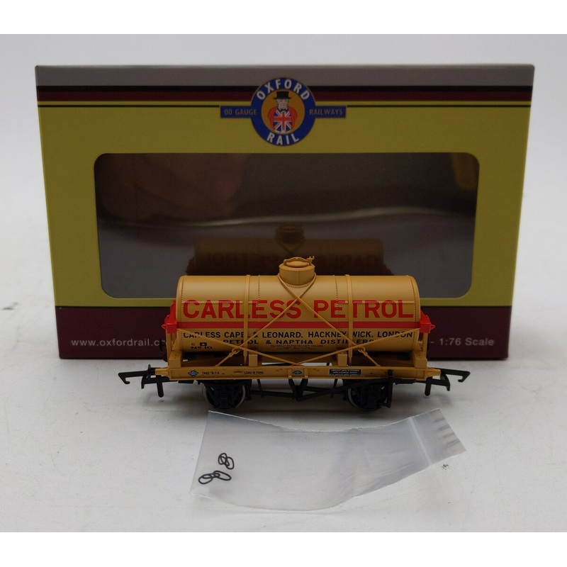 Oxford Rail OR76TK2002 OO Carless Naptha 12 Ton Tank Wagon: #10 LN/Box