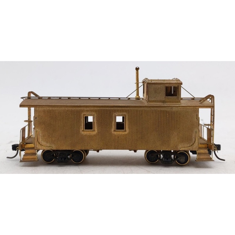 Pacific Fast Mail HO Brass Canadian Pacific Wood Caboose EX