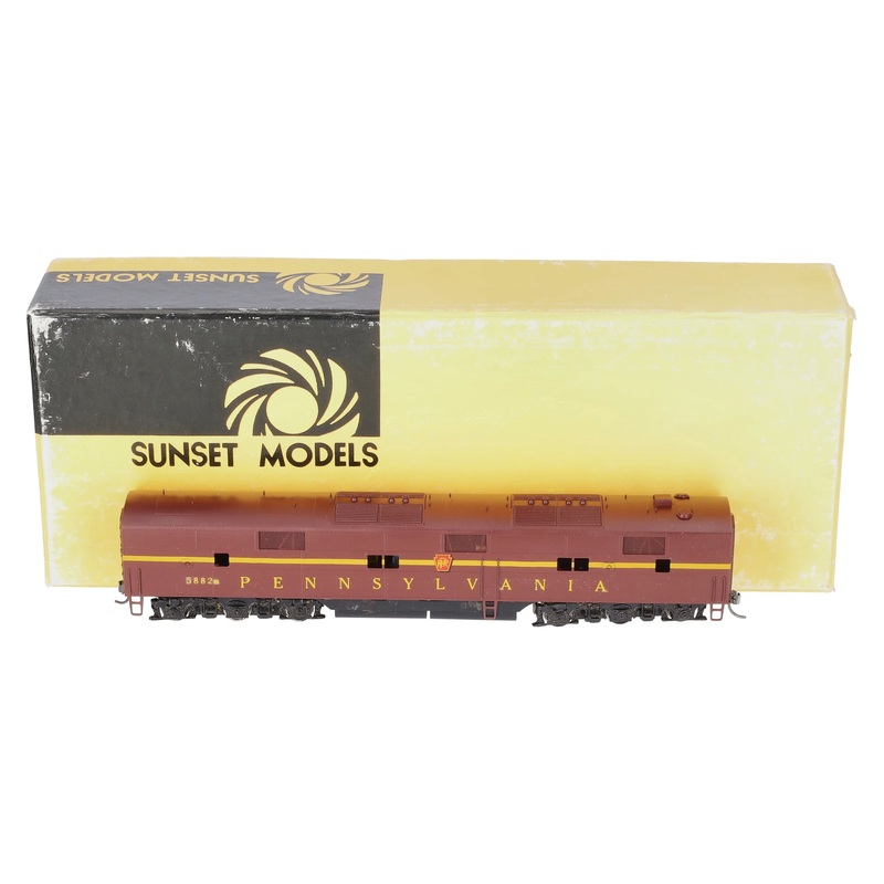 Sunset Models HO Brass EMD E7 Diesel Powered B Unit -Painted EX/Box