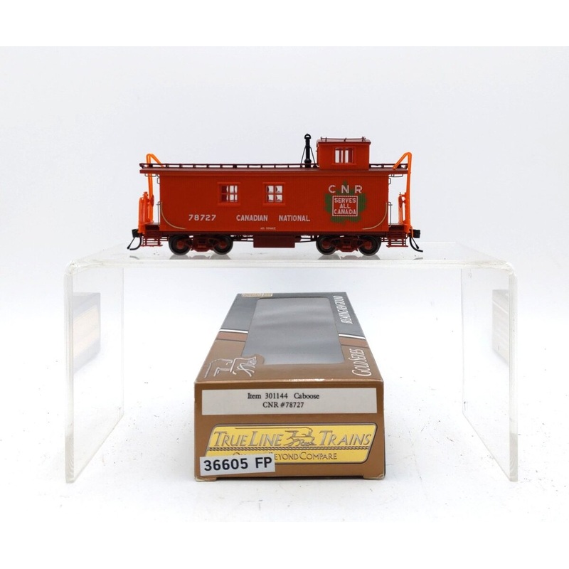 True Line Trains 301144 HO Scale Canadian National Caboose #78727 LN/Box