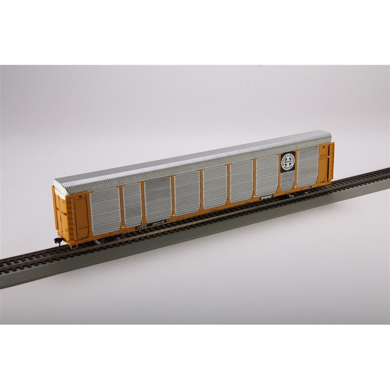 Walthers 920-101301 HO BNSF 89′ Thrall Bi-Level Auto Carrier #603115 MT/Box
