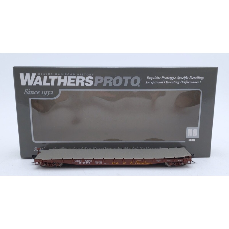 Walthers 920-104124 HO Union Pacific 53′ AAR Flatcar #57275 EX/Box