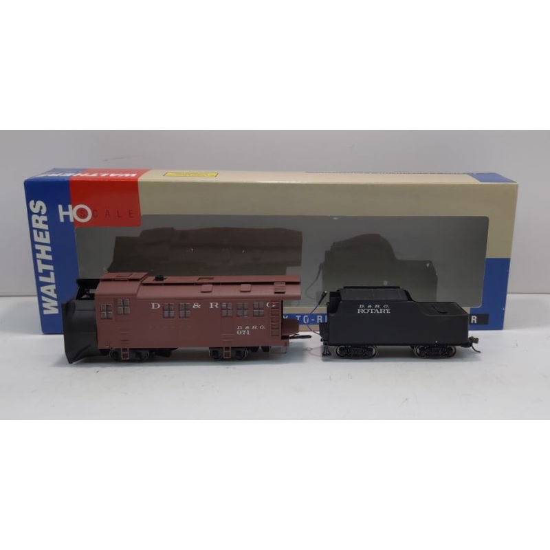Walthers 932-1952 HO Scale Denver & Rio Grande Alco Rotary Snow Plow #071 NIB