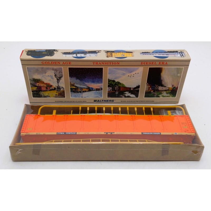 Walthers 932-4801 HO Rio Grande 89′ Enclosed Auto Carrier Kit #158349 MT/Box