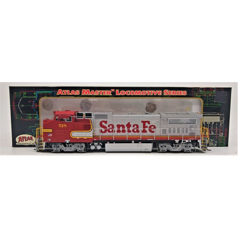 Atlas 9053 HO Scale Santa Fe GE Dash 8-40BW Diesel Locomotive #518 LN/Box