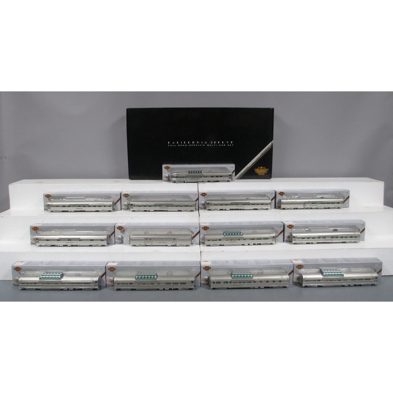 Broadway Limited 797 HO Scale WP California Zephry 13-Car Passenger Set NIB