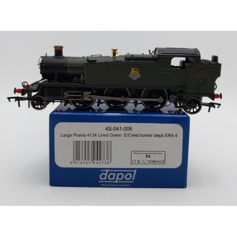 Dapol 4S-041-006 OO British Rail Large Prairie ERA 4 Steam Locomotive #4134 LN/Box