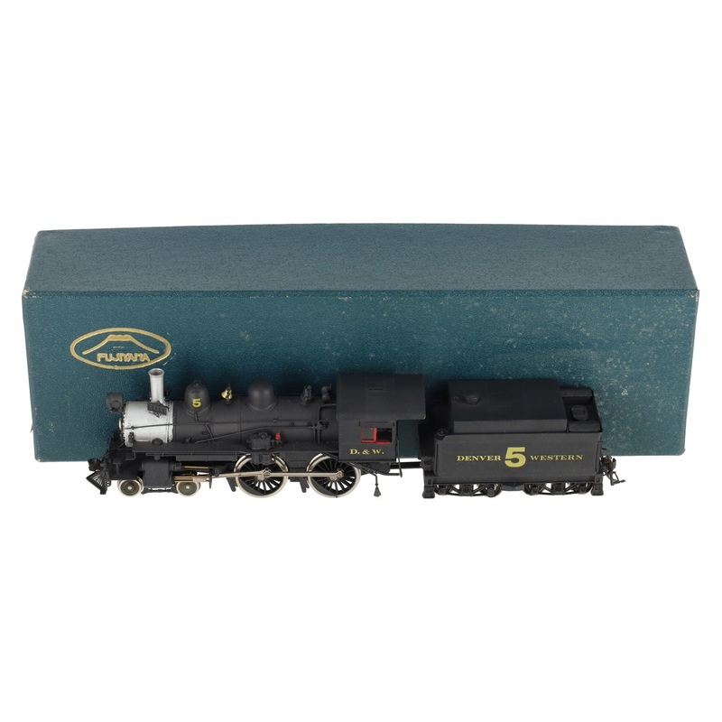 Fujiyama HO Brass SP-T & NO Class E-23 4-4-0 Steam Locomotive & Tender – Painted EX/Box