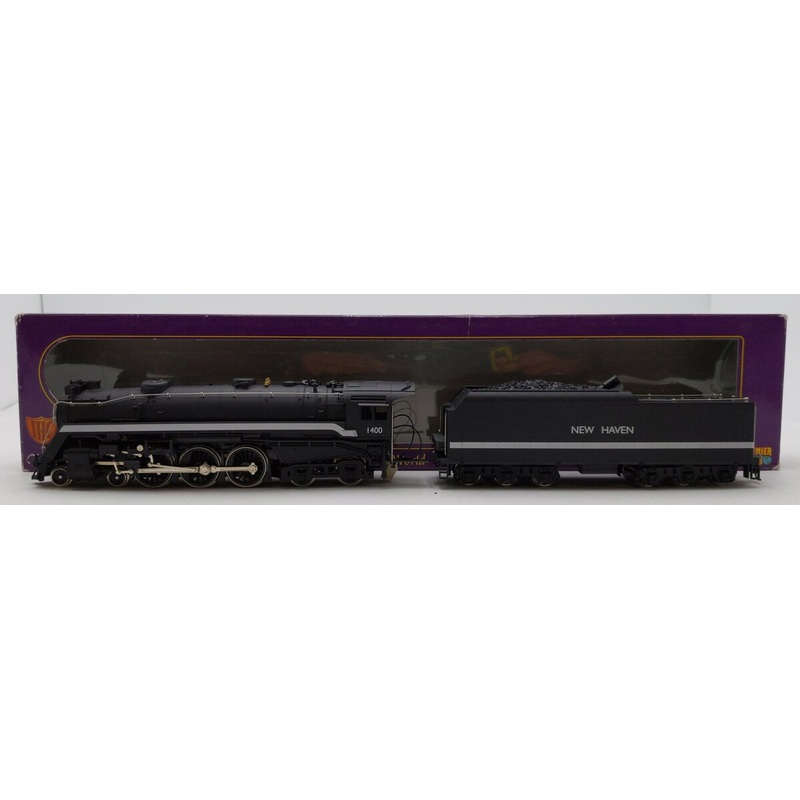 IHC 23015 HO Scale New Haven 4-6-4 Hudson Locomotive & Tender #1400 EX/Box