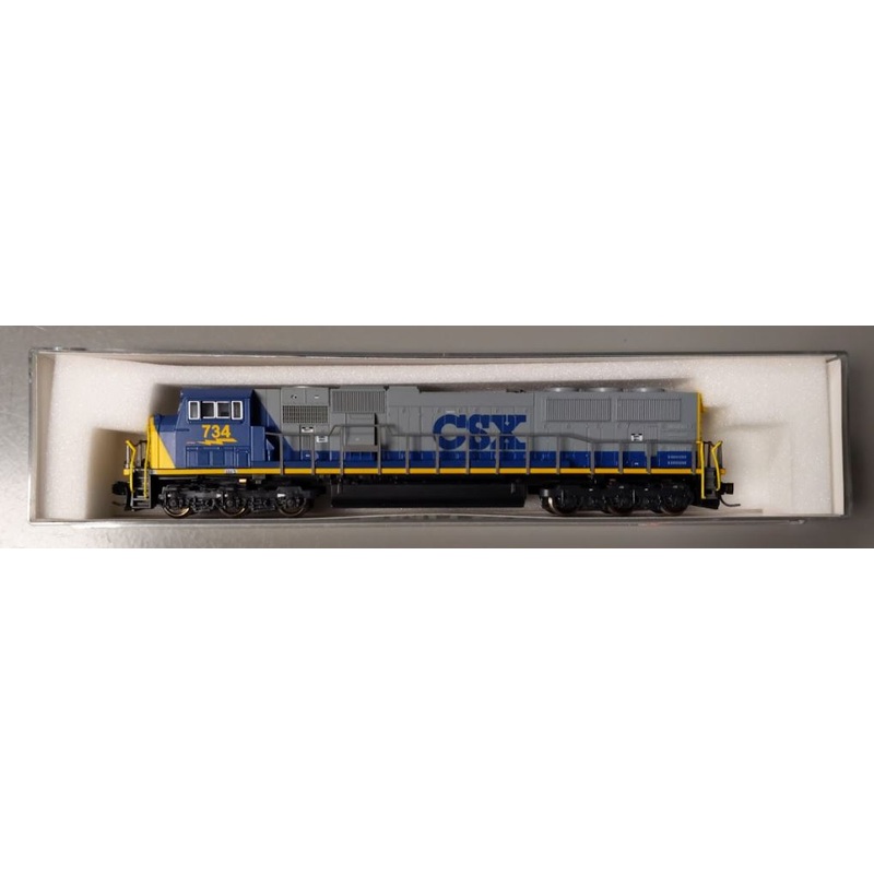 Kato 176-6308 N Scale CSX SD70MAC Diesel Locomotive #734 w/DCC EX/Box