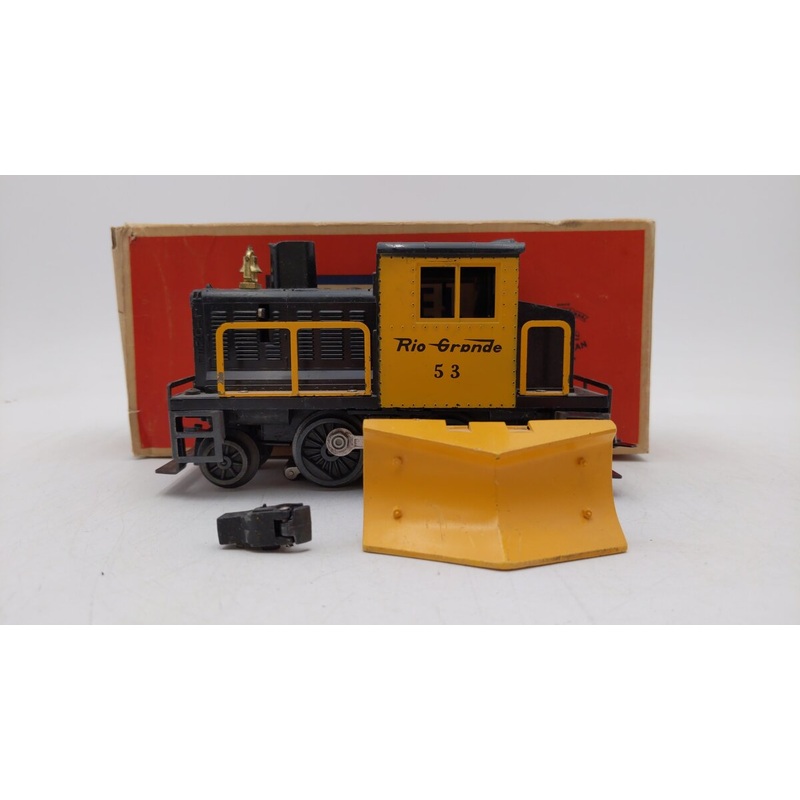 Lionel 53 Vintage O Rio Grande Powered Snowplow Switcher VG/Box