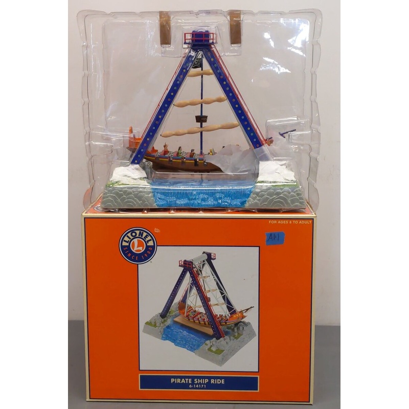 Lionel 6-14171 O Gauge Operating Pirate Ship Ride NIB