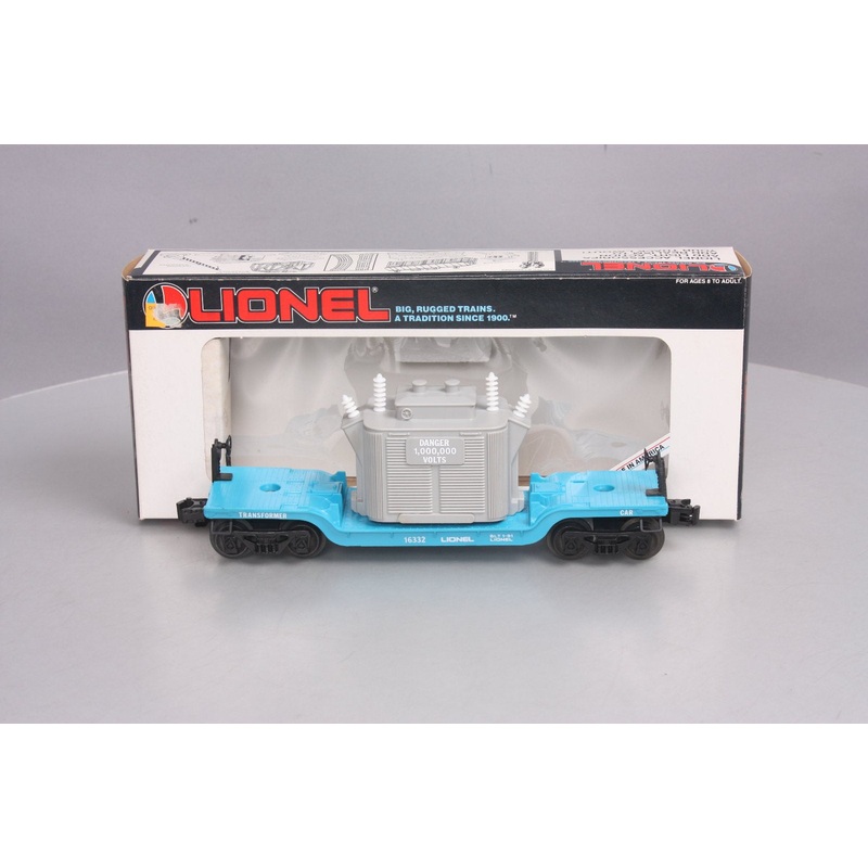 Lionel 6-16332 O Gauge Lionel Lines Depressed Flat Car w/ Transformer LN/Box