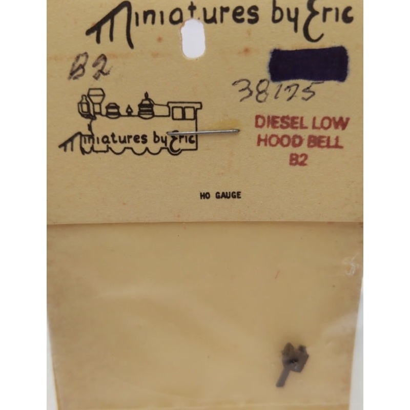 Miniatures By Eric B2 Diesel Low Hood Bell Brass Part