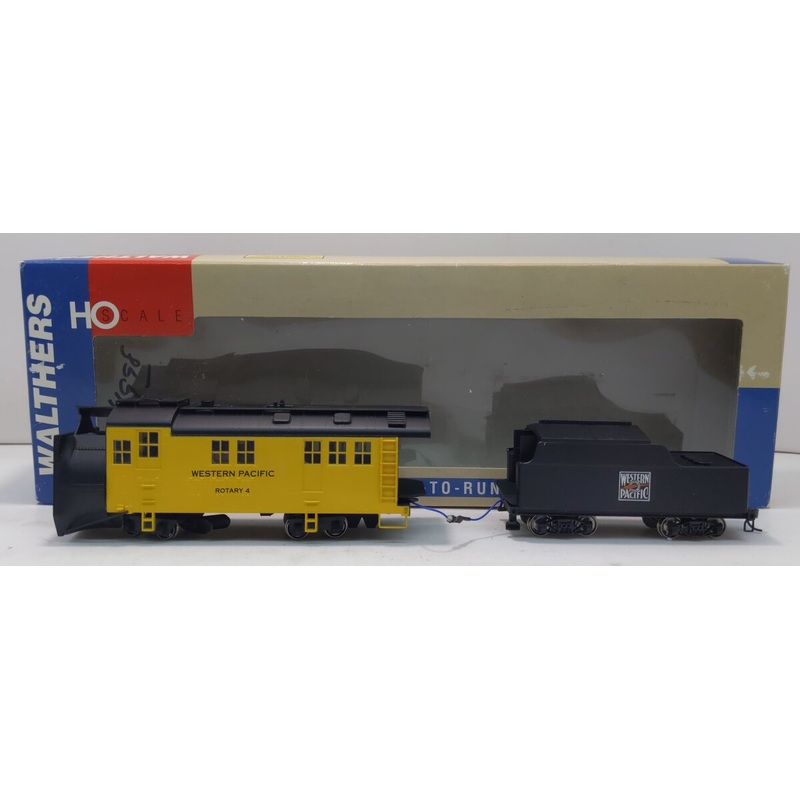 Walthers 932-1960 HO Western Pacific Alco Rotary Snow Plow #4 w/Tender NIB