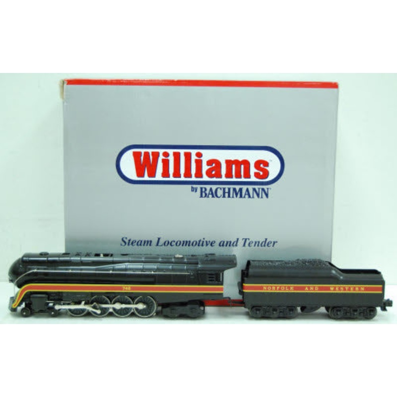 Williams 40399 O Gauge Norfolk & Western J Class 4-8-4 Steam Locomotive #746 LN/Box