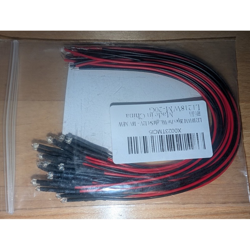 Evemodel X0023TMC15 Pre-Wired Model Lights 12-18 Volt 20 Pieces