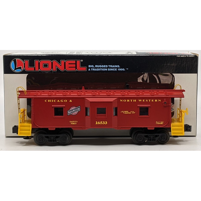Lionel 6-16533 O Gauge Chicago & Northwestern Bay Window Caboose LN/Box
