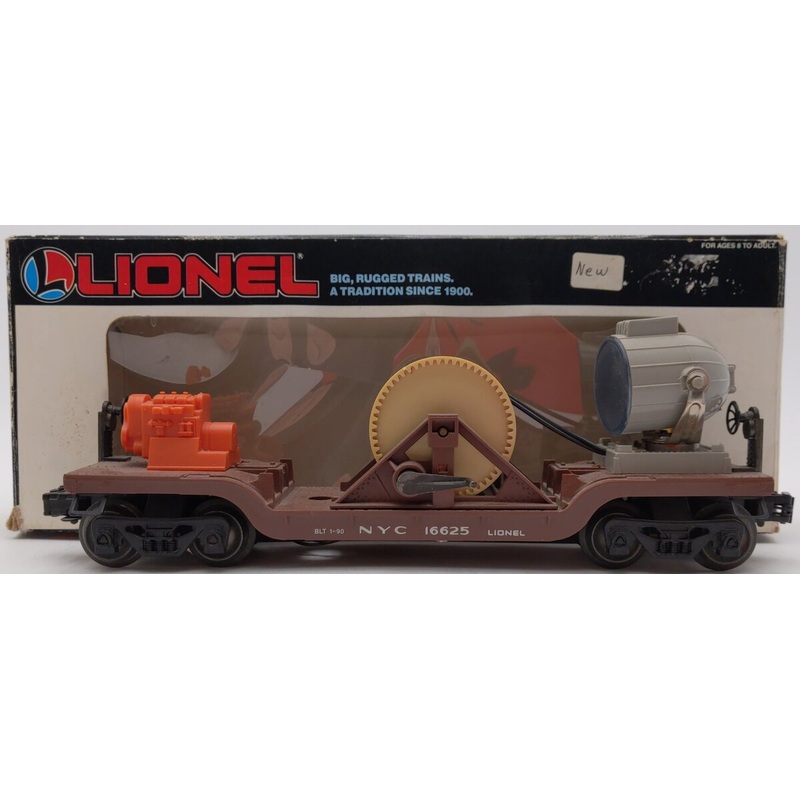 Lionel 6-16625 O Gauge New York Central Extension Searchlight Car EX/Box